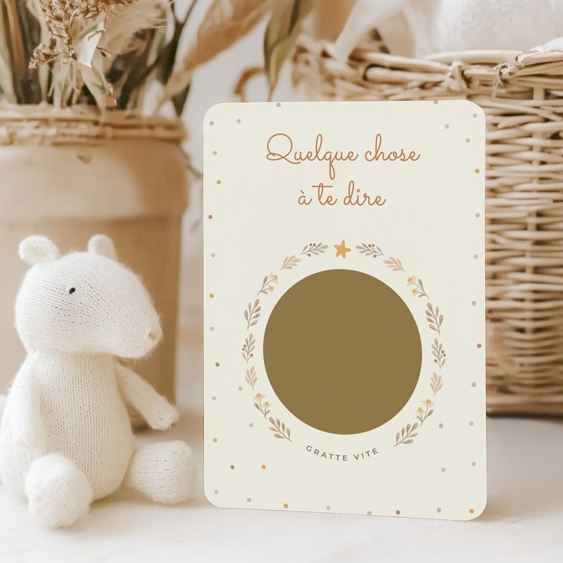 Carte à gratter tata