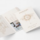 Faire part mariage passeport