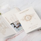 Faire-part mariage format livret Pliable