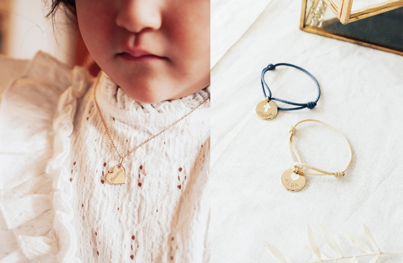 Médaille et Chaîne de Baptême